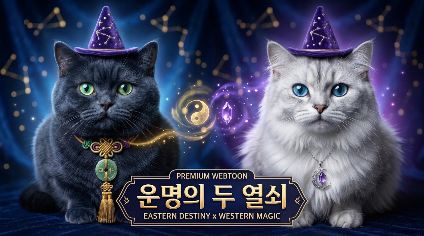 미유명리관 도사냥 명리 웹툰