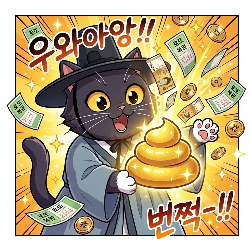 똥꿈 해몽 총정리: 황금똥 꿈·똥 밟는 꿈·변기 넘치는 꿈 15대 상황별 로또 횡재수 대조표