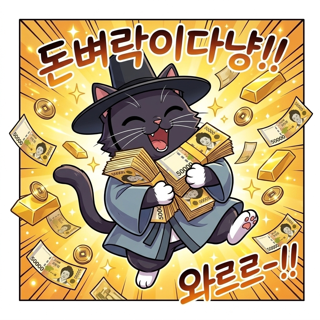 돈꿈·돈 줍는 꿈 해몽: 5만원권 지폐 다발 꿈·금괴·통장 잔고 찍히는 꿈 횡재수 대조표