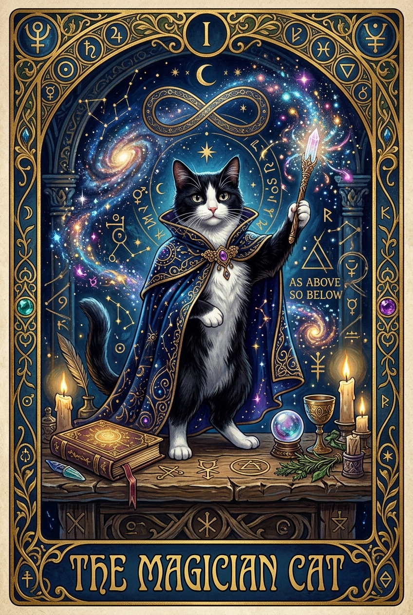 The Magician Cat